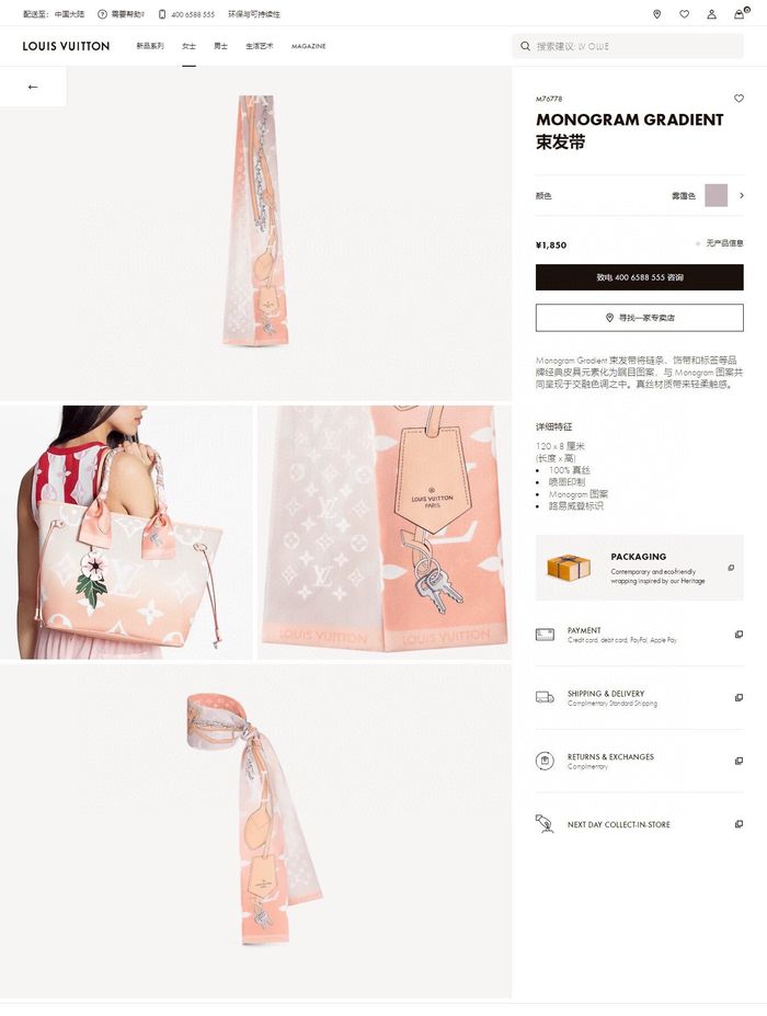 Louis Vuitton Scarf LV00159